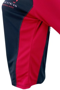 Design Contrast Half Chest Zipper Long Sleeve Corporate Collar Contrast Zipper Women's Racing Training Wear Sweatshirt Design Functional Sweatshirt Supplier W221 detail view-5